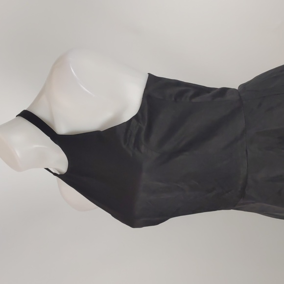 Pink Stitch Women's Dress Size 12 Black Fit & Flare Halter Neck Zip Boning NEW - Picture 8 of 16